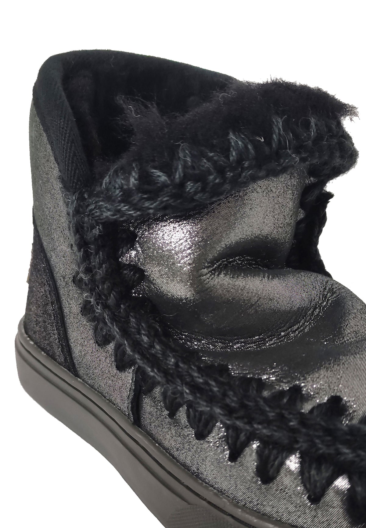 Eskimo stivaletti bambina Mou kid neri in pelle scamosciata | ViaMonte Shop