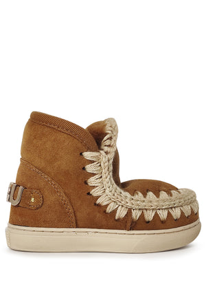 Eskimo stivaletti bambina Mou kids cognac in pelle scamosciata | ViaMonte Shop