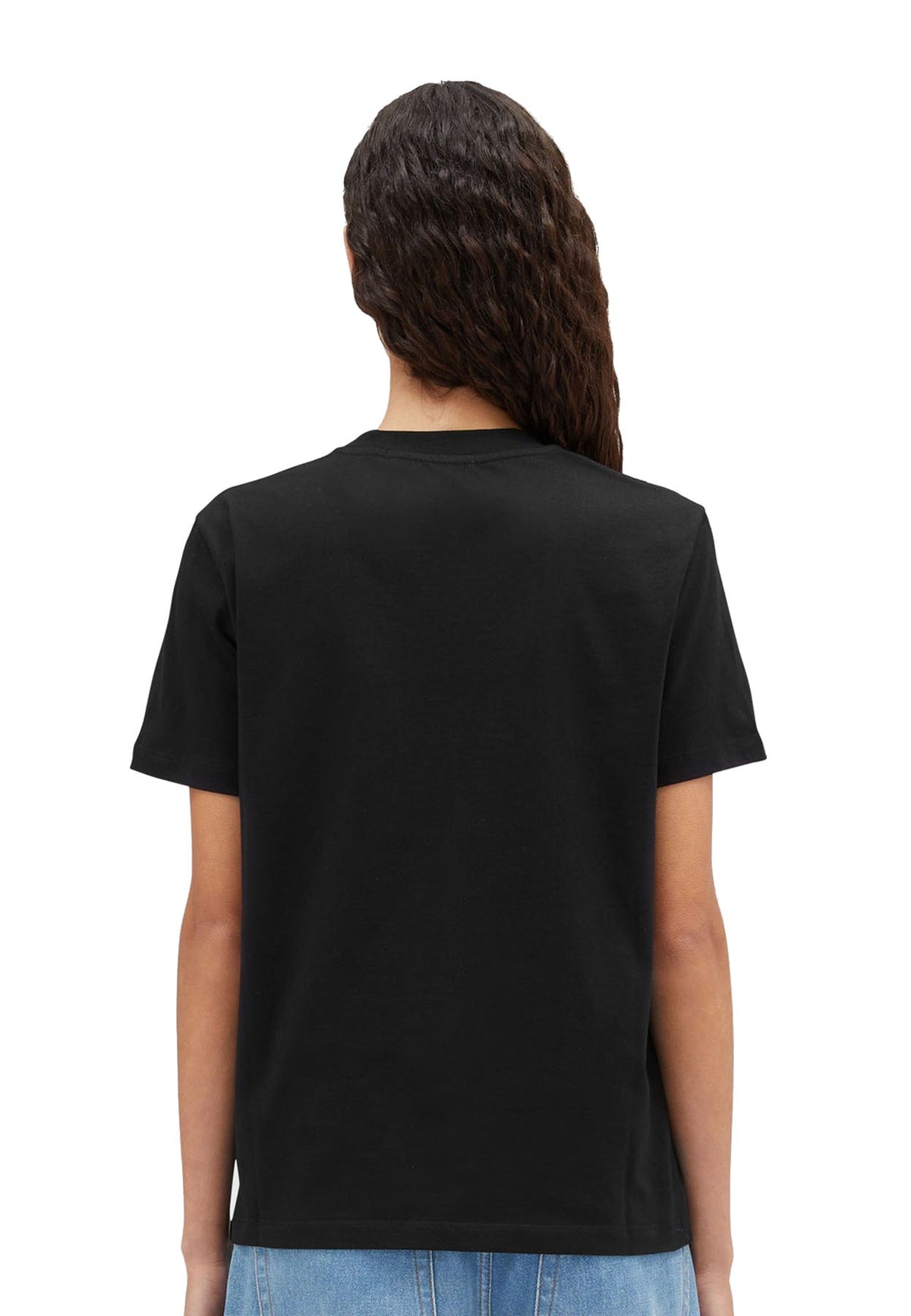 T-shirt bambino MSGM nera in cotone | ViaMonte Shop