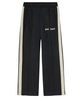 Pantalone sportivo bambino Palm Angels nero in in misto cotone | ViaMonte Shop