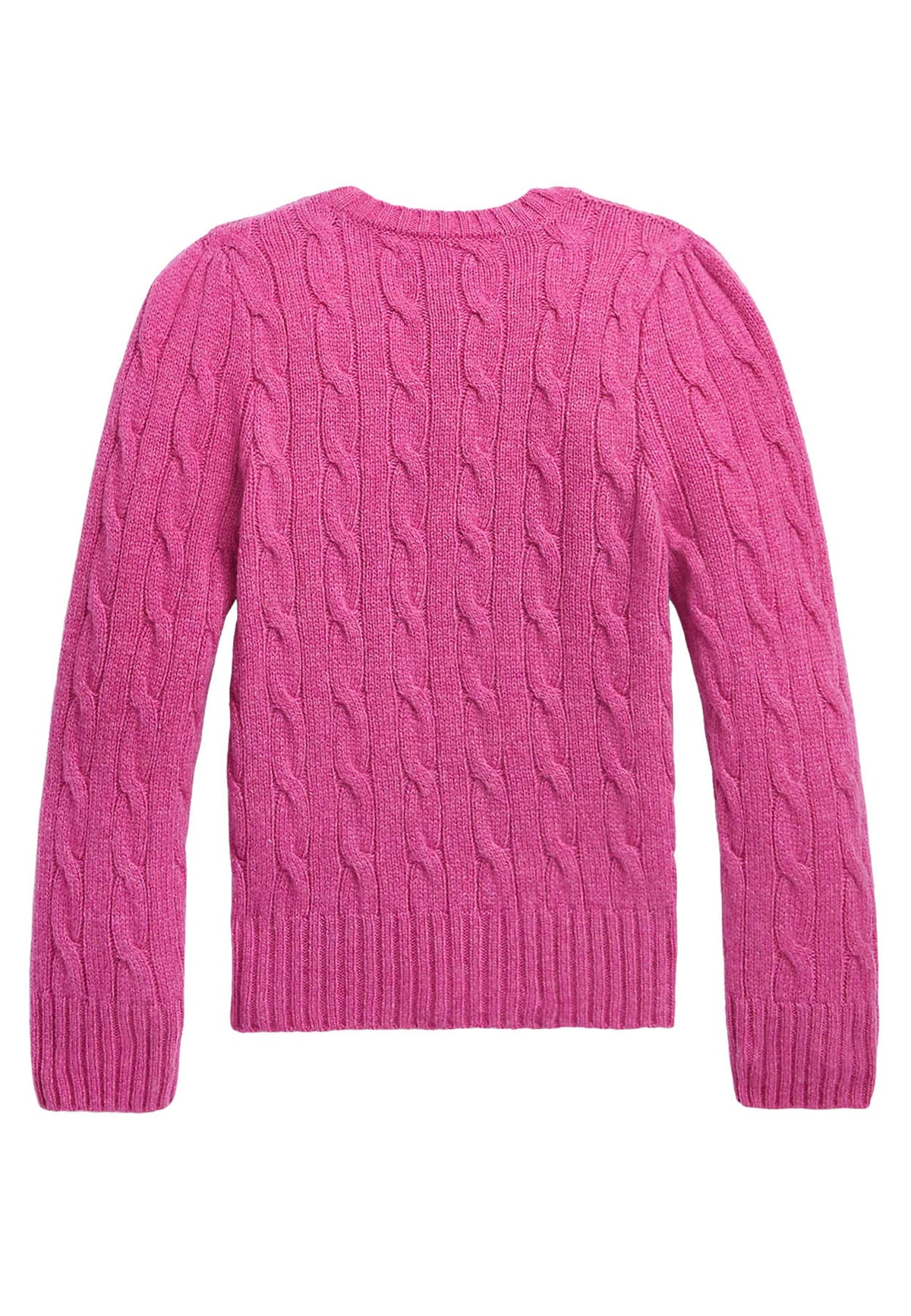 Maglia bambina Ralph Lauren rosa in misto cashmere
