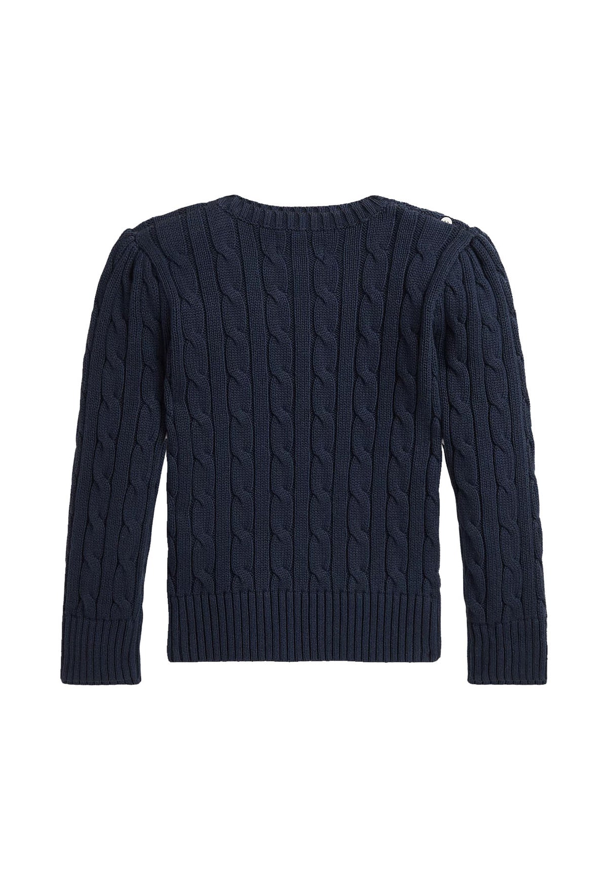 Maglia bambina Ralph Lauren blu in cotone | ViaMonte Shop