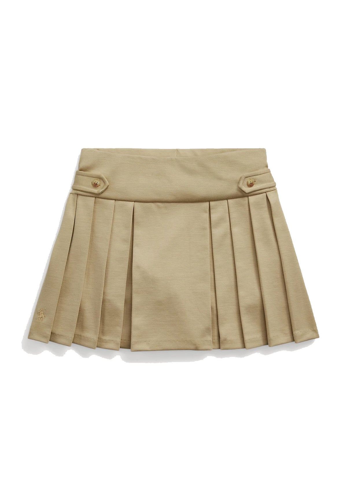 Gonna bambina Ralph Lauren beige in misto viscosa | ViaMonte Shop