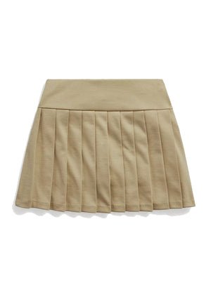 Gonna bambina Ralph Lauren beige in misto viscosa | ViaMonte Shop