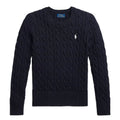 Maglia bambina Ralph Lauren blu in cotone | ViaMonte Shop