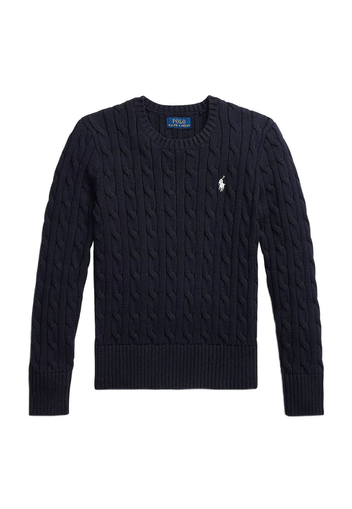 Maglia bambina Ralph Lauren blu in cotone | ViaMonte Shop