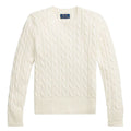 Maglia bambina Ralph Lauren bianca in cotone | ViaMonte Shop