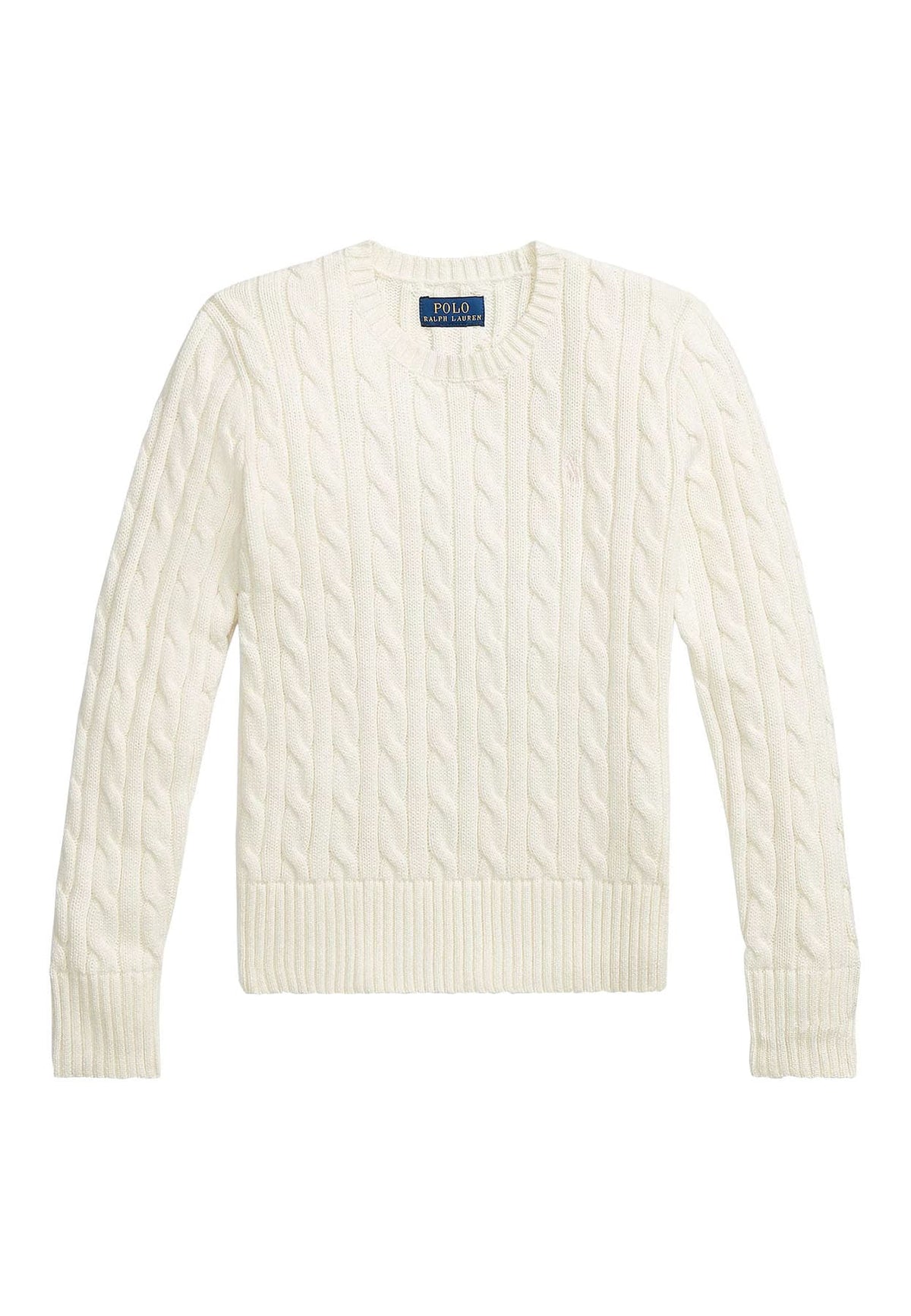 Maglia bambina Ralph Lauren bianca in cotone | ViaMonte Shop
