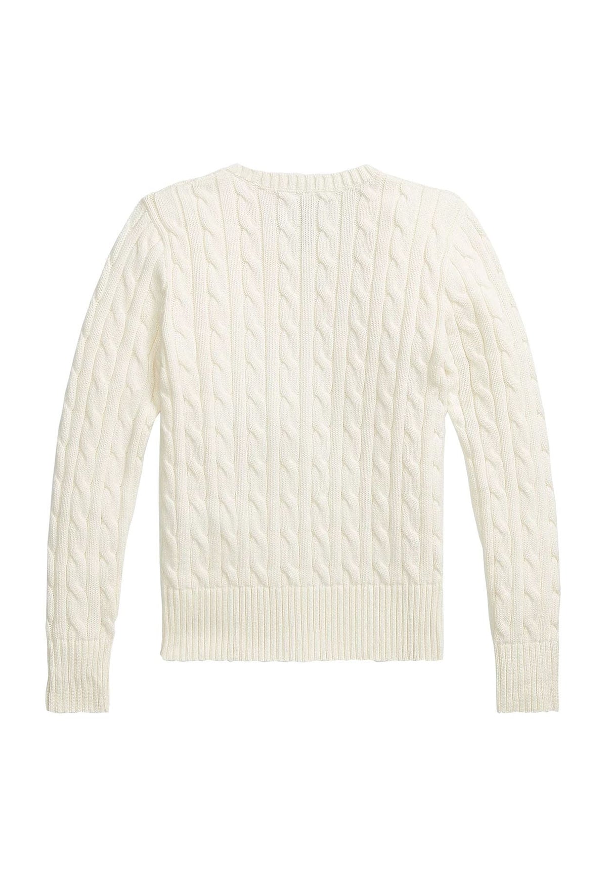 Maglia bambina Ralph Lauren bianca in cotone | ViaMonte Shop