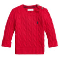 Maglia neonato Ralph Lauren rossa in cotone | ViaMonte Shop