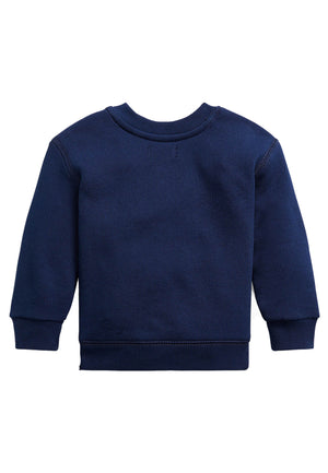 Felpa neonato Ralph Lauren blu in cotone | ViaMonte Shop