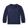 T-shirt neonato Ralph Lauren blu in cotone | ViaMonte Shop