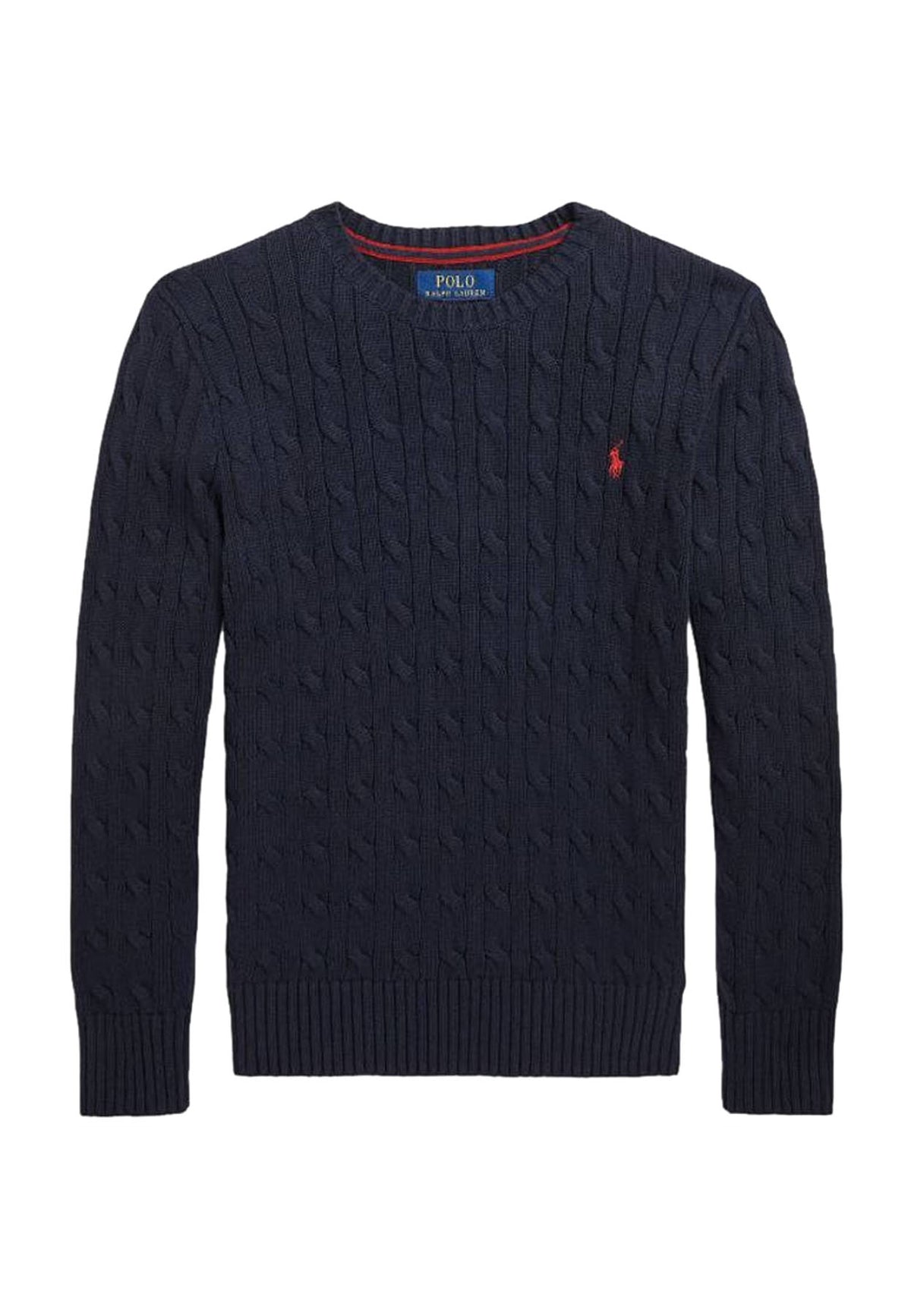Maglia bambino Ralph Lauren Kids blu navy in cotone | ViaMonte Shop