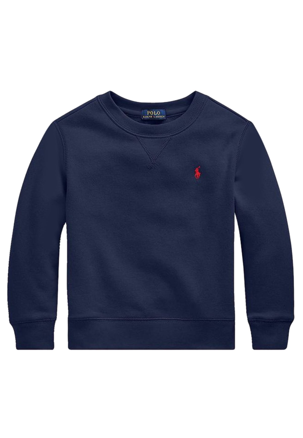 Felpa bambino Ralph Lauren blu in cotone | ViaMonte Shop
