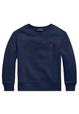 Felpa bambino Ralph Lauren blu in cotone | ViaMonte Shop