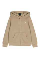 Felpa bambino Ralph Lauren beige in cotone