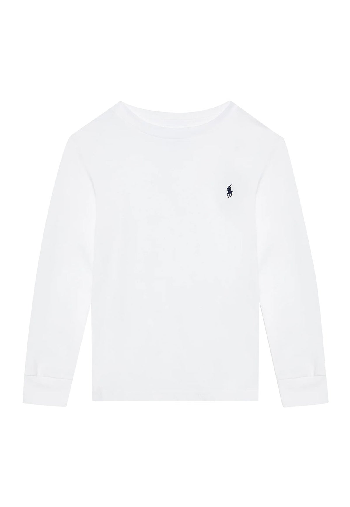 T-shirt bambino Ralph Lauren bianca in cotone | ViaMonte Shop
