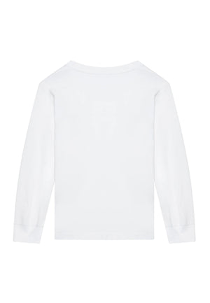 T-shirt bambino Ralph Lauren bianca in cotone | ViaMonte Shop