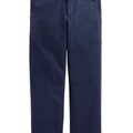 Pantalone classico bambino Ralph Lauren blu navy in twill stretch | ViaMonte Shop