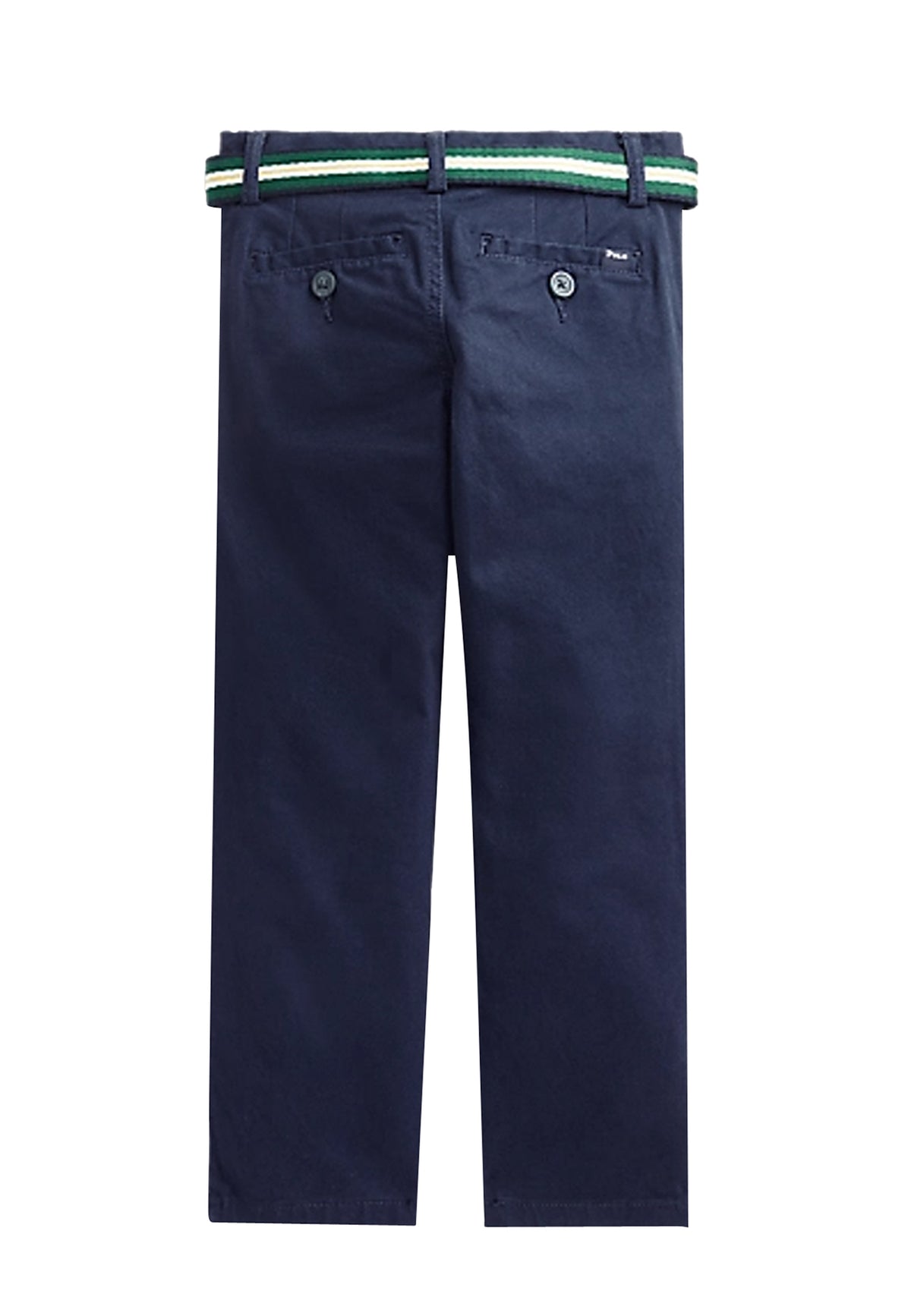 Pantalone classico bambino Ralph Lauren blu navy in twill stretch | ViaMonte Shop