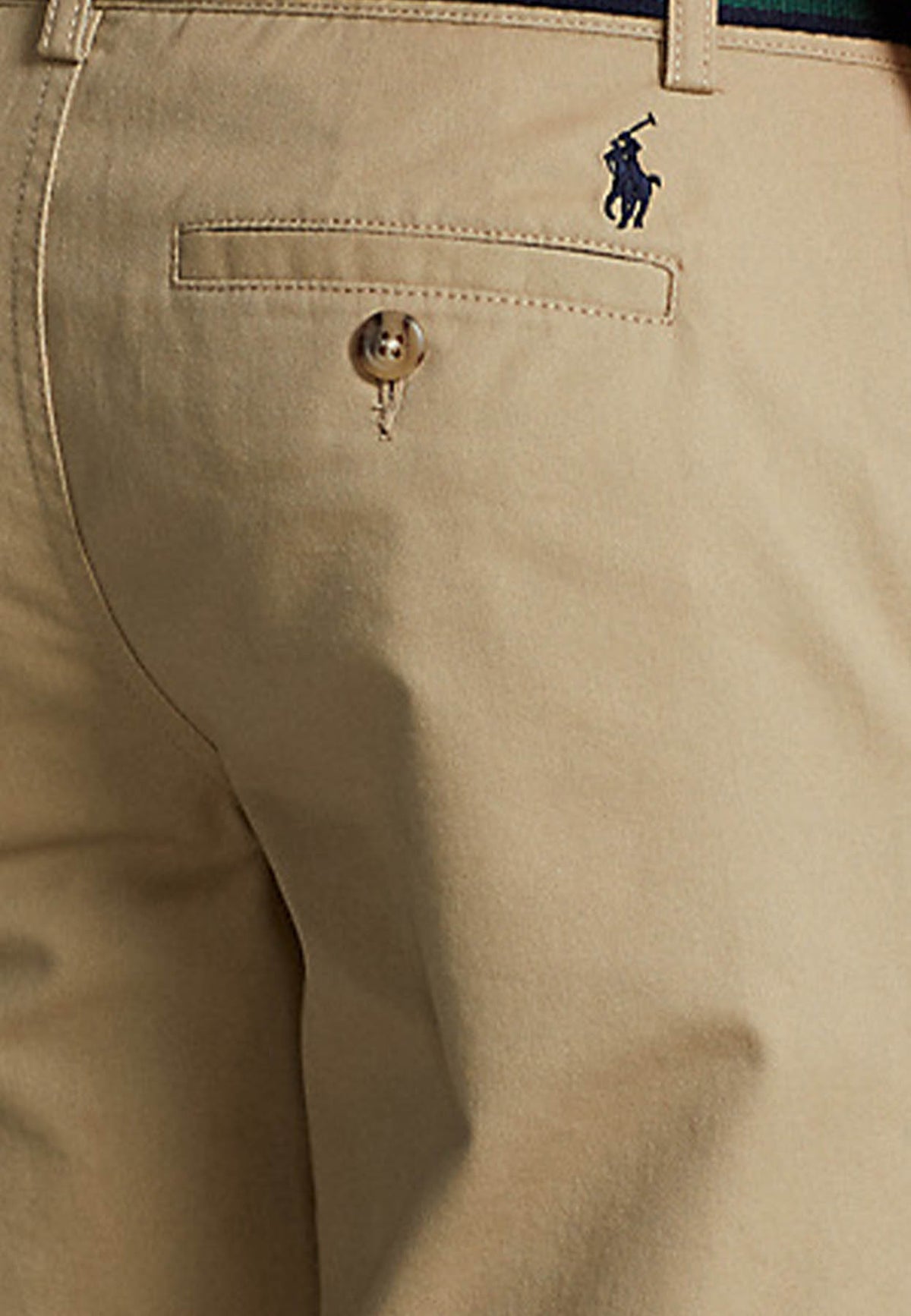 Pantalone classico bambino Ralph Lauren beige in twill stretch | ViaMonte Shop