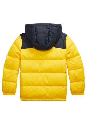 Giubbino bambino Ralph Lauren Kids giallo in nylon | ViaMonte Shop