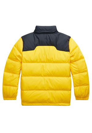 Giubbino bambino Ralph Lauren Kids giallo in nylon | ViaMonte Shop