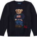 Maglia bambino Ralph Lauren blu in cotone | ViaMonte Shop
