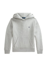 Felpa bambino Ralph Lauren Kids grigia in cotone | ViaMonte Shop