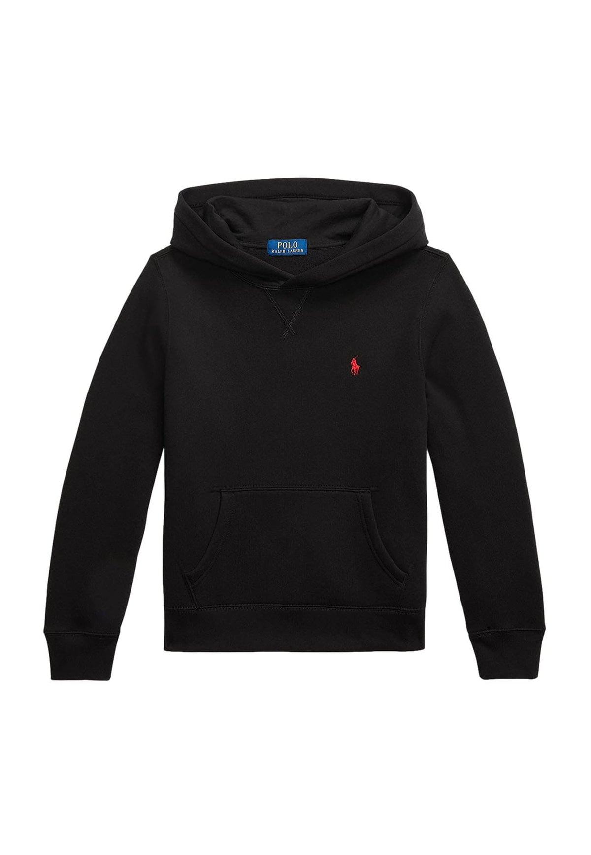 Felpa bambino Ralph Lauren Kids nera in cotone | ViaMonte Shop