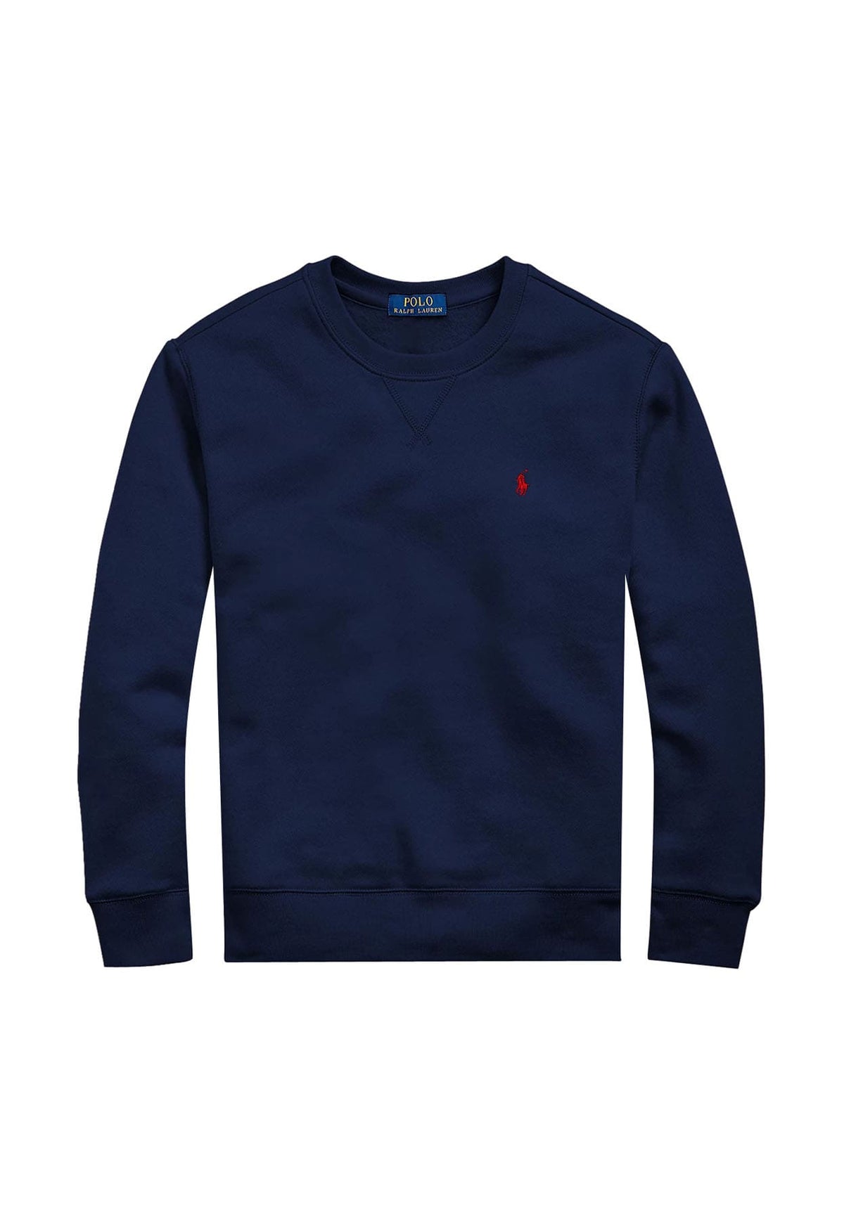 Felpa bambino Ralph Lauren Kids blu navy in cotone | ViaMonte Shop