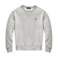 Felpa bambino Ralph Lauren Kids grigia in cotone | ViaMonte Shop