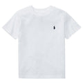 T-shirt bambino Ralph Lauren bianca in jersey di cotone | ViaMonte Shop