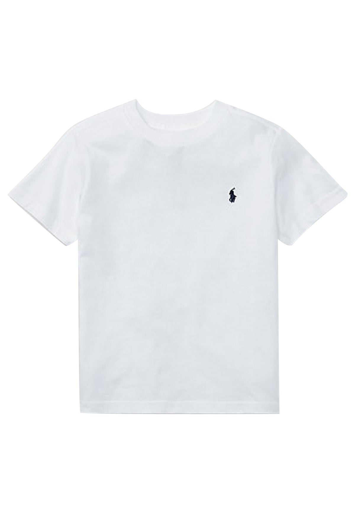 T-shirt bambino Ralph Lauren bianca in jersey di cotone | ViaMonte Shop