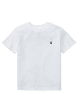 T-shirt bambino Ralph Lauren bianca in jersey di cotone | ViaMonte Shop