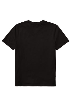 T-shirt bambino Ralph Lauren nera in jersey di cotone | ViaMonte Shop
