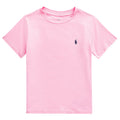 T-shirt bambino Ralph Lauren rosa in jersey di cotone | ViaMonte Shop