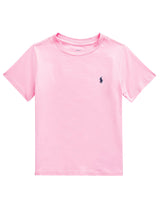 T-shirt bambino Ralph Lauren rosa in jersey di cotone | ViaMonte Shop