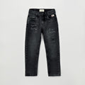 Jeans bambino Roy Rogers nero in denim di cotone | ViaMonte Shop