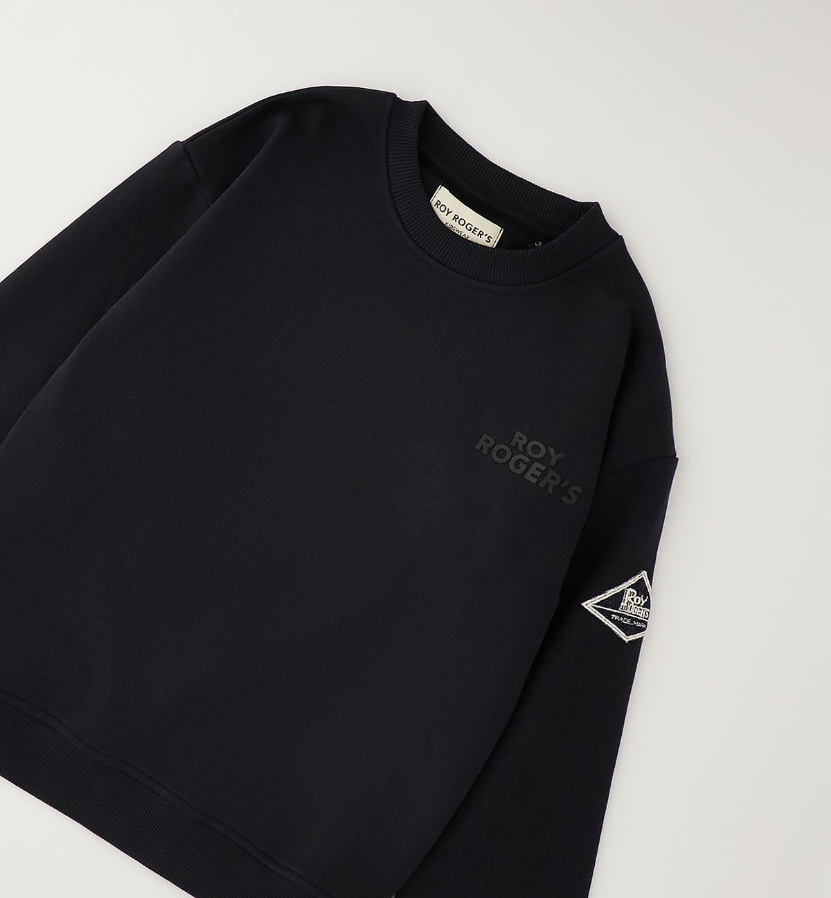 Felpa bambino Roy Rogers nera in cotone | ViaMonte Shop