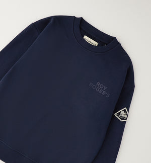 Felpa bambino Roy Rogers blu in cotone | ViaMonte Shop