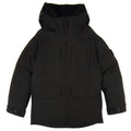 Giubbino bambino Stone Island nero con cappuccio | ViaMonte Shop