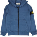 Felpa bambino Stone Island blu in cotone | ViaMonte Shop