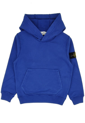 Felpa bambino Stone Island bluette in cotone | ViaMonte Shop