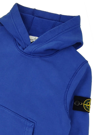 Felpa bambino Stone Island bluette in cotone | ViaMonte Shop