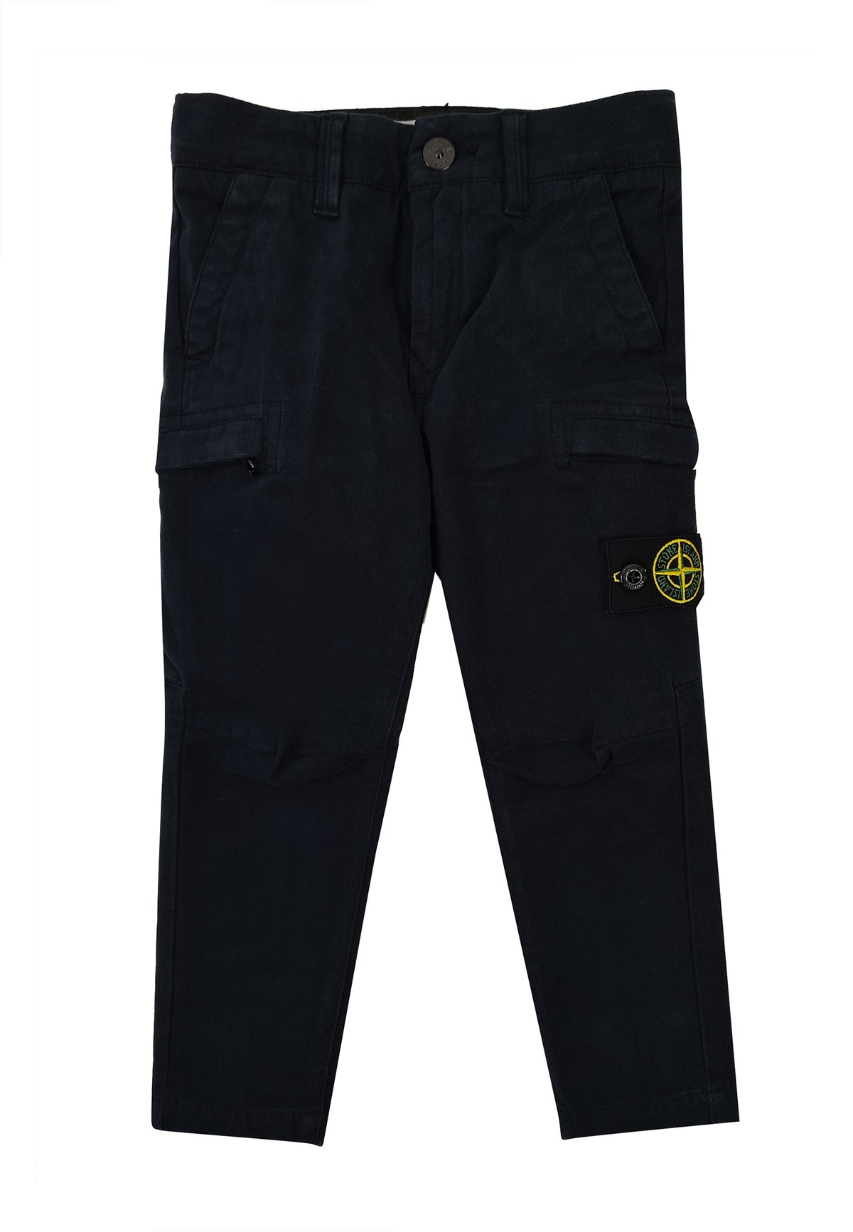 Pantalone bambino Stone Island blu in cotone | ViaMonte Shop