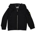 Giacca bambino Stone Island nera con cappuccio | ViaMonte Shop