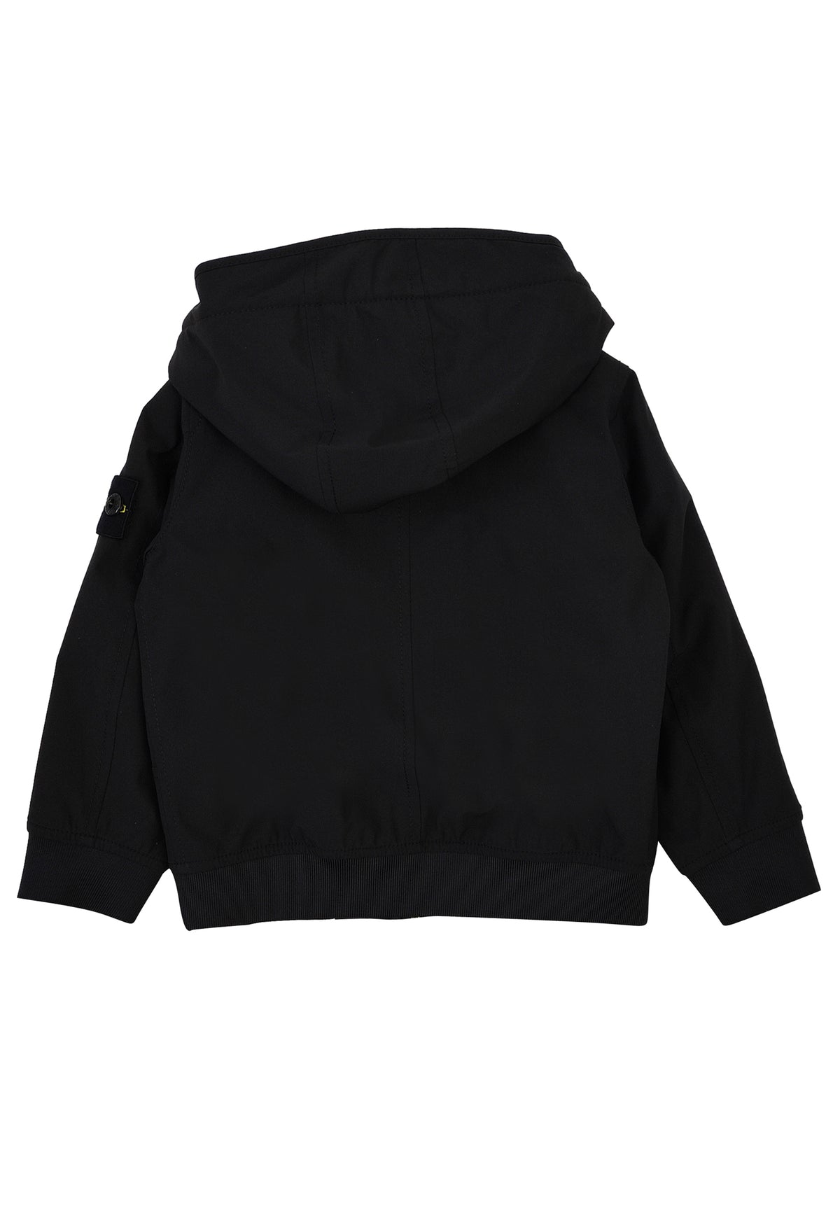 Giacca bambino Stone Island nera con cappuccio | ViaMonte Shop