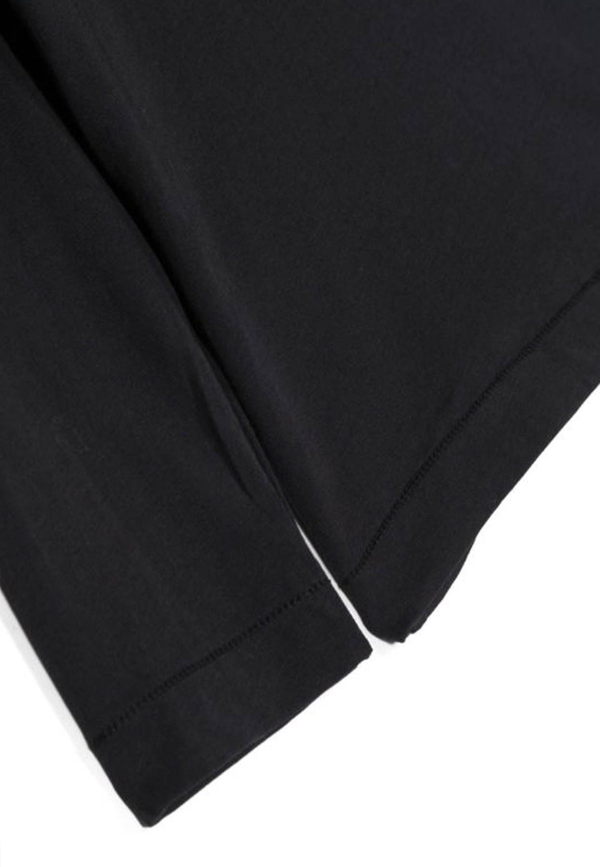 T-shirt bambino Stone Island nera in cotone