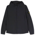 Giubbino bambino Stone Island blu in tessuto tecnico